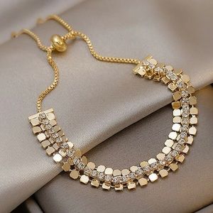 Rhinestone Decor Bracelet